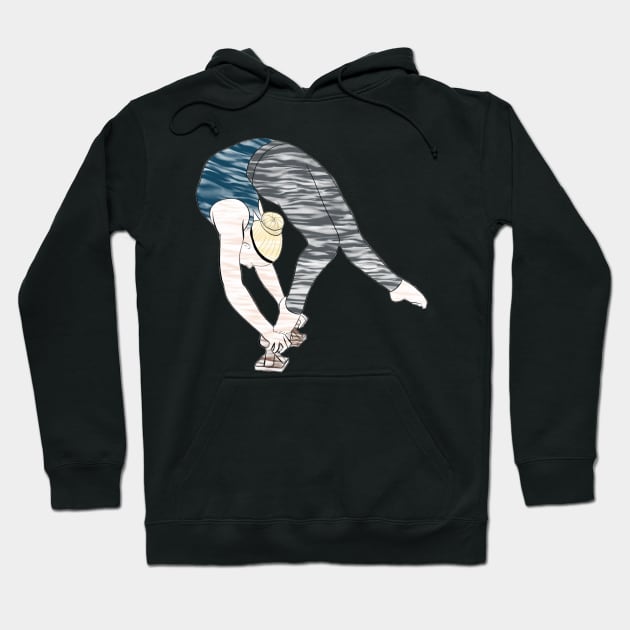 An Acrobat doing a one-leg ring Hoodie by artsyreader